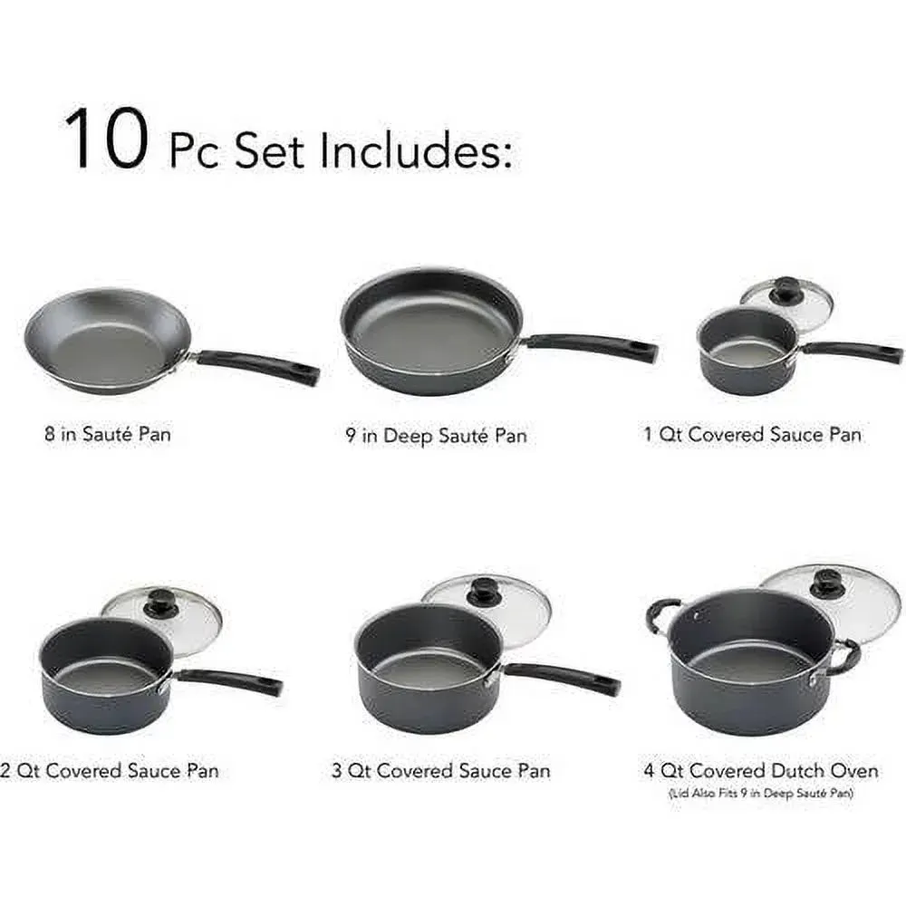 10 Piece Pots and Pans Set