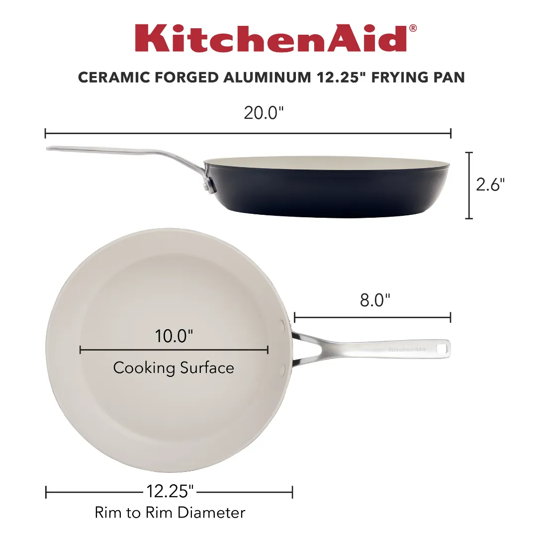 12-Inch Ceramic Forged Aluminum Frying Pan