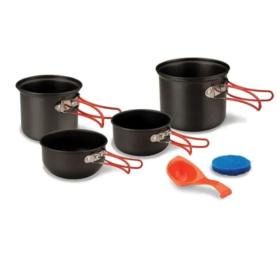 2-Person Cook Set - Hard Anodized Aluminum