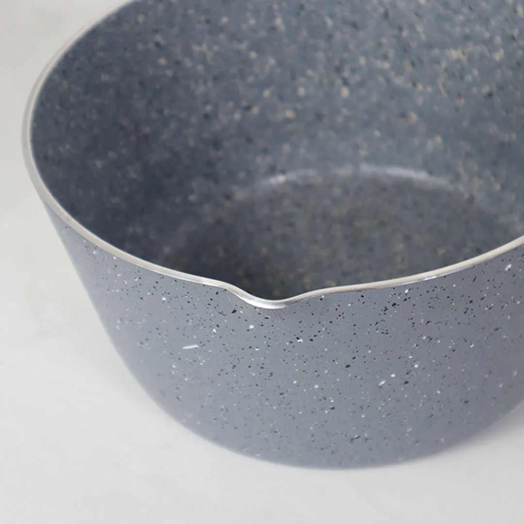 20 cm Marble Coated Signature Milk Pan - Gray