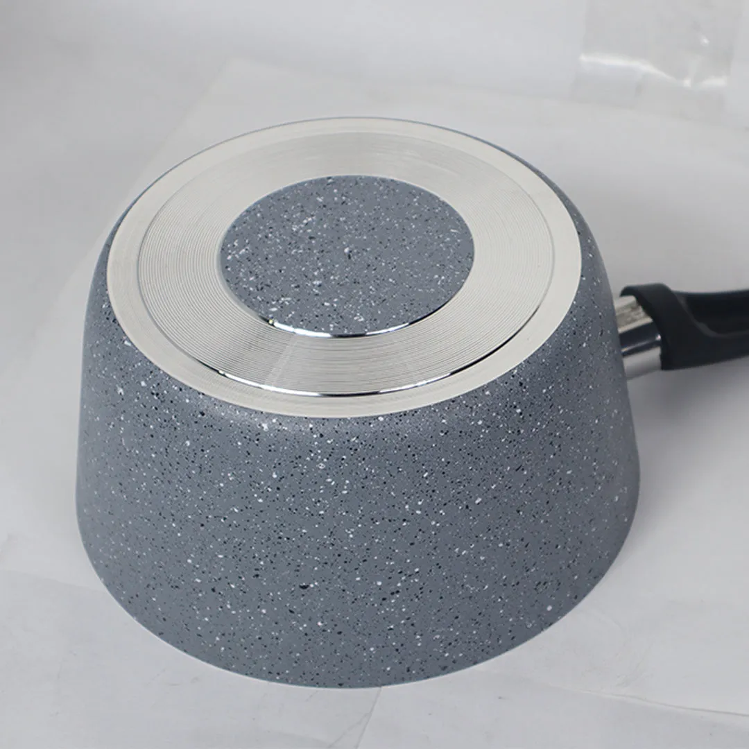 20 cm Marble Coated Signature Milk Pan - Gray