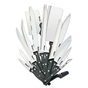 20-Piece: Ronco Full-Tang Handle Professional Kitchen Knife Set