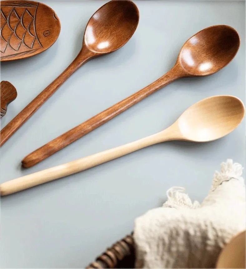 6pcs Wooden Spoon Set