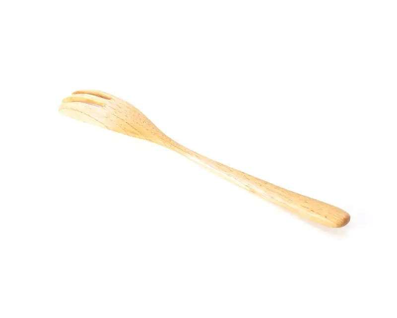 8&quot; Wooden Spoon and Fork Serving Set