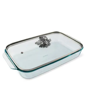 Acorn Lid with Pyrex 3 quart Baking Dish