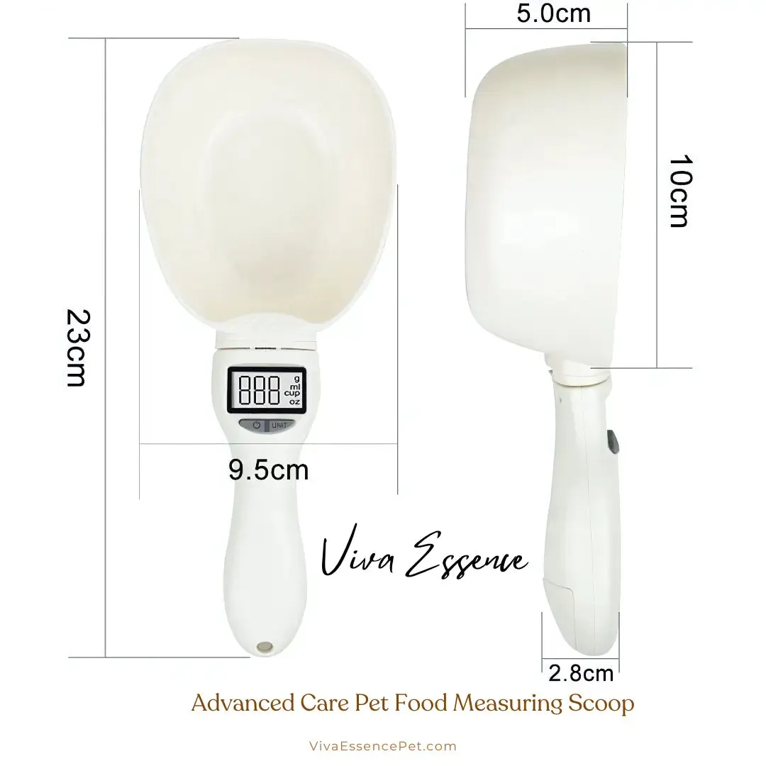 Advanced Care Pet Food Measuring Scoop with Screen Display