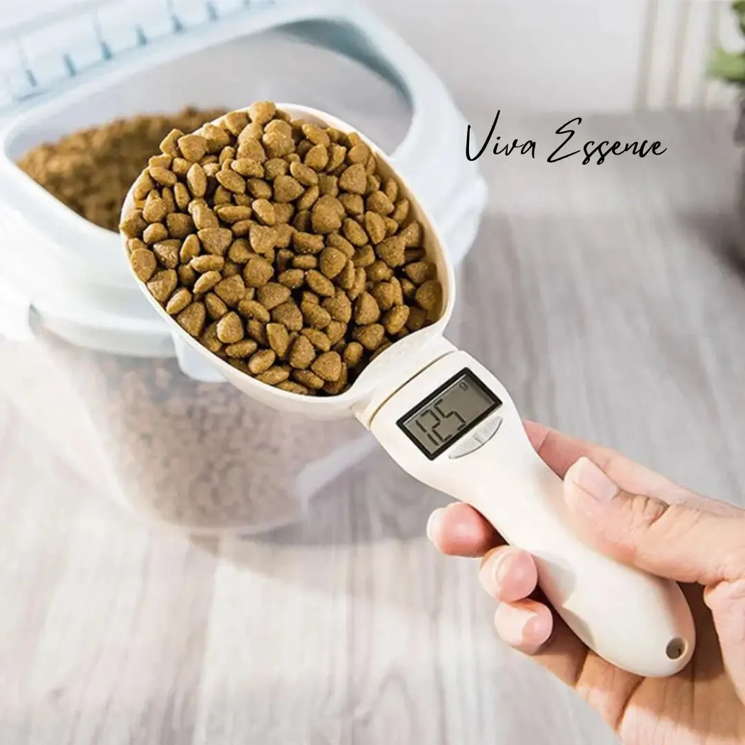 Advanced Care Pet Food Measuring Scoop with Screen Display