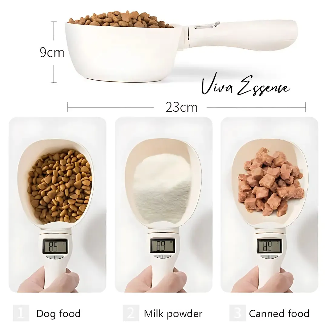 Advanced Care Pet Food Measuring Scoop with Screen Display