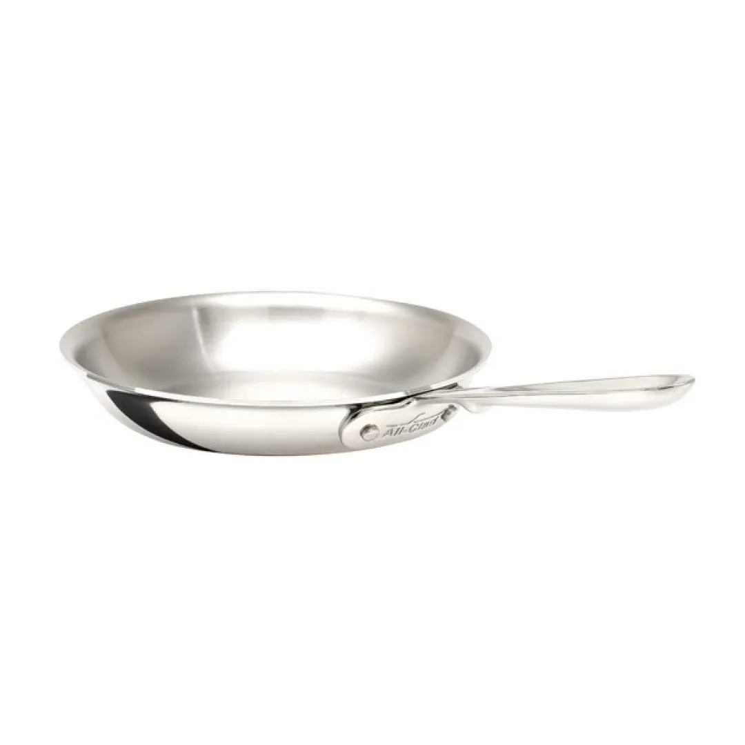 All-Clad d5 8" Fry Pan, Polished Stainless Steel