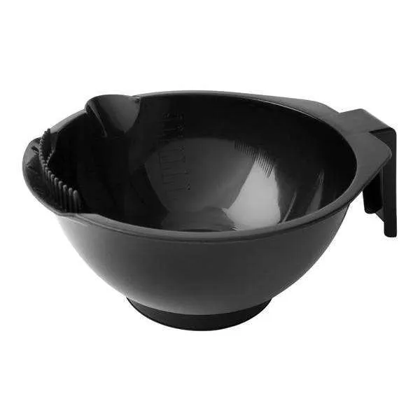 Annie Dye/Tinting Bowl 450ml with Scraper Black