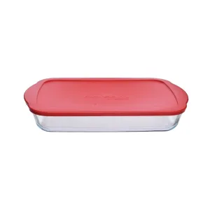 Borcam 1.6LT Baking Tray with Lid Clear