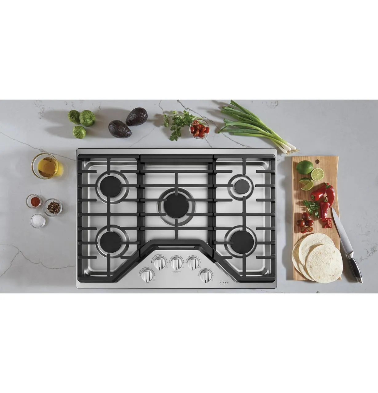 Cafe CGP70302NS1 Caf(eback)™ 30" Gas Cooktop