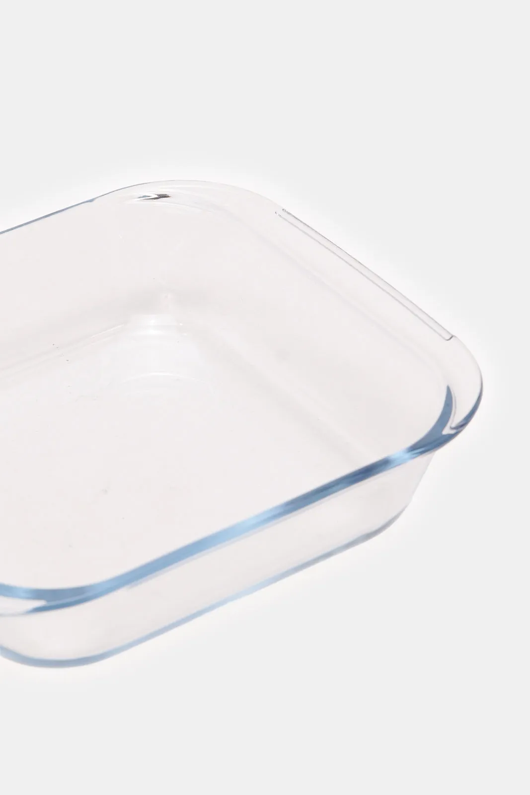 Clear Square Glass Baking Dish (0.9Lt)