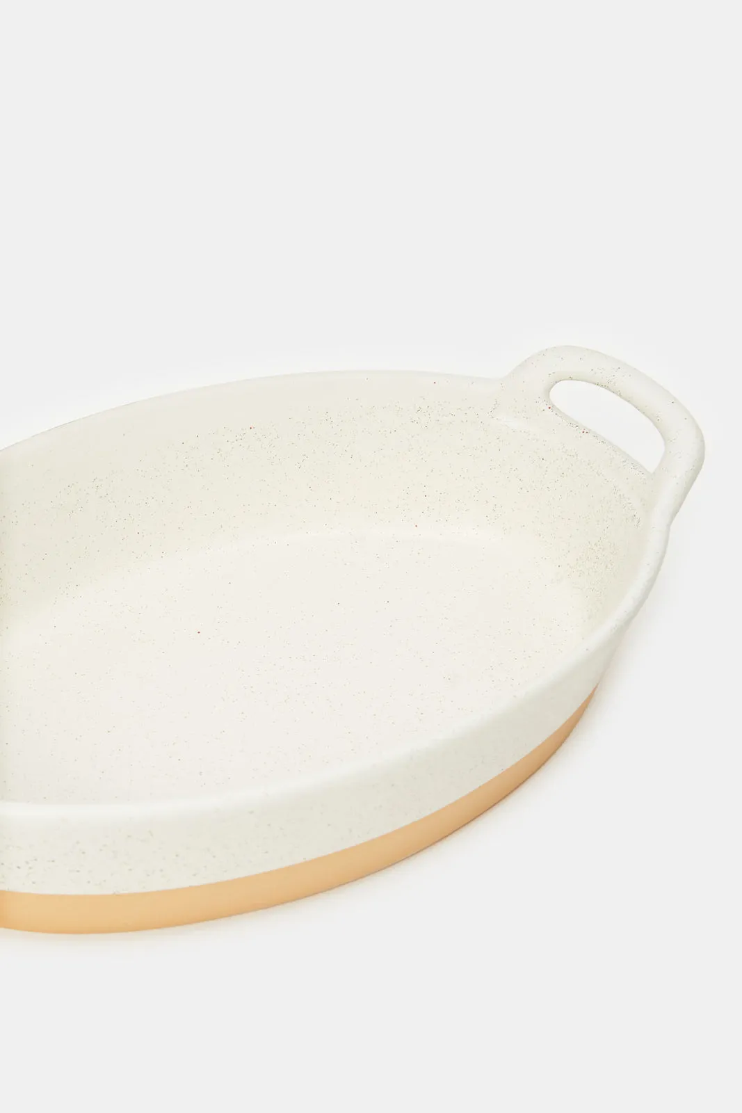 Cream Oval Baking Dish (Small/12Inch)