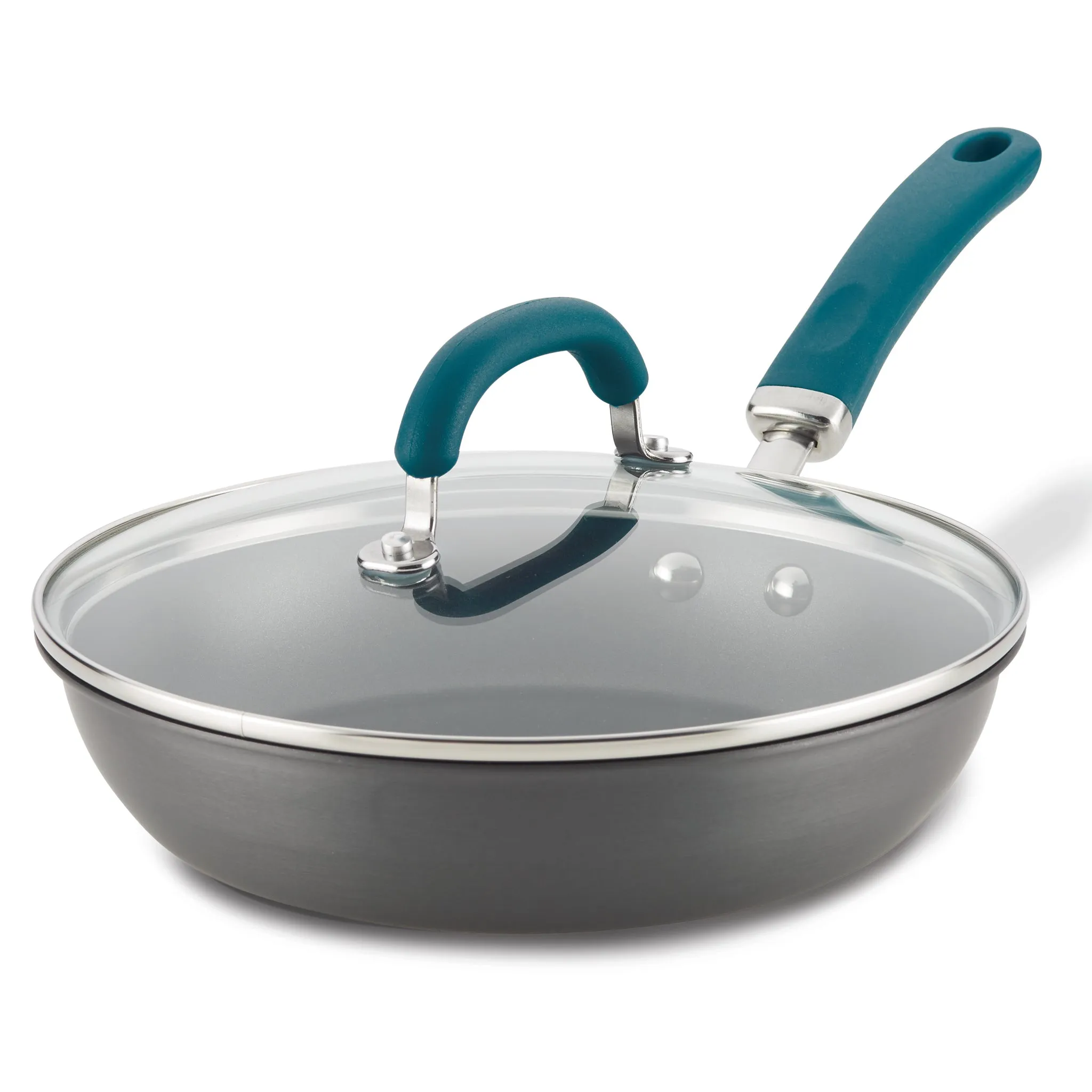 Create Delicious 10.25-Inch Hard Anodized Nonstick Induction Covered Deep Skillet