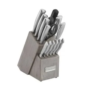 Cuisinart Classic 15pc Stainless Steel Knife Block Set - C77SS-15PT