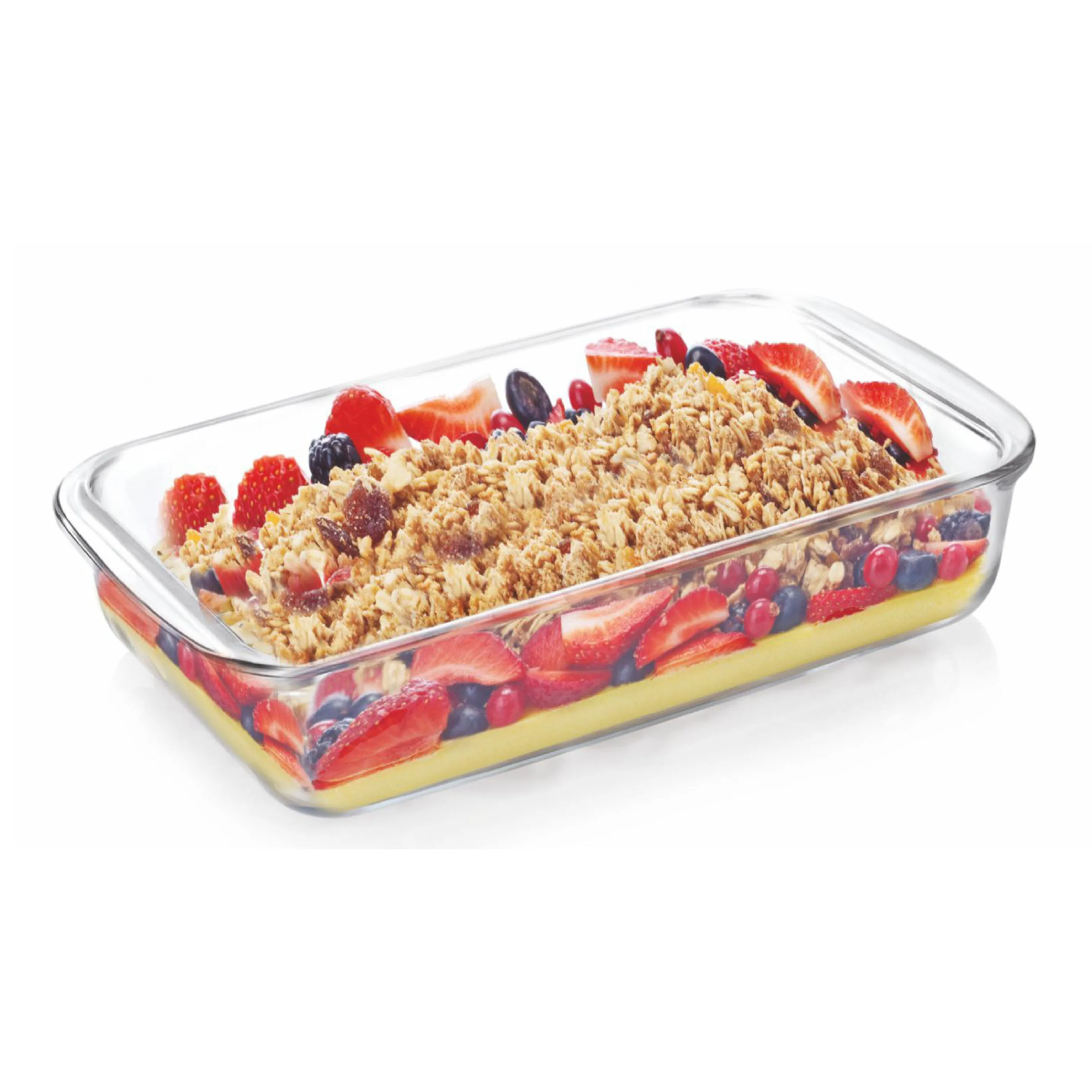 Dahlia Rectangle Glass Baking Dish, 1600ml