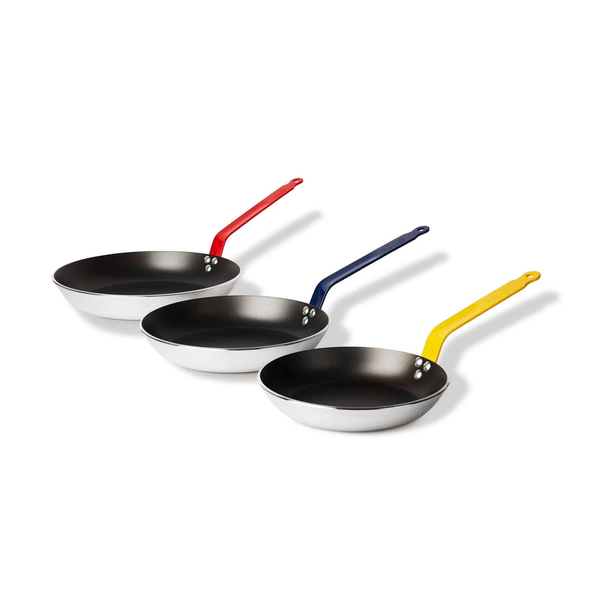 DeBuyer Non-Stick Pans - Set of 3