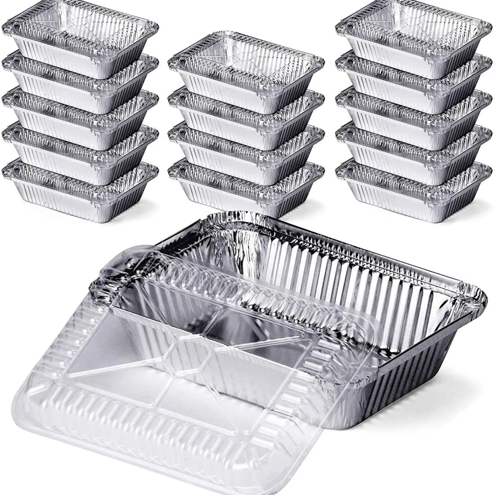 Disposable Aluminum 2.25Lb Oblong Pan 8.75" x 6.12"