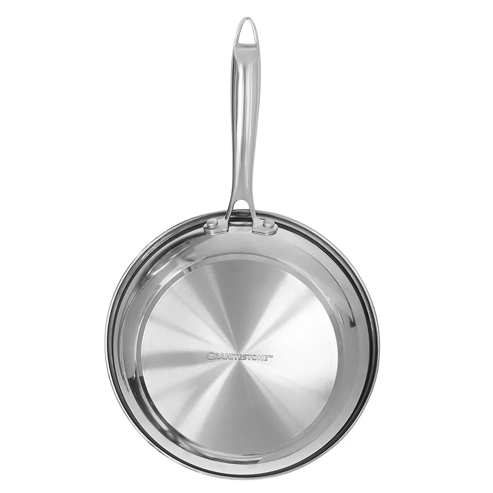 Granitestone 10" Non-Stick Round Fry Pan with titanium and diamond-infused coating