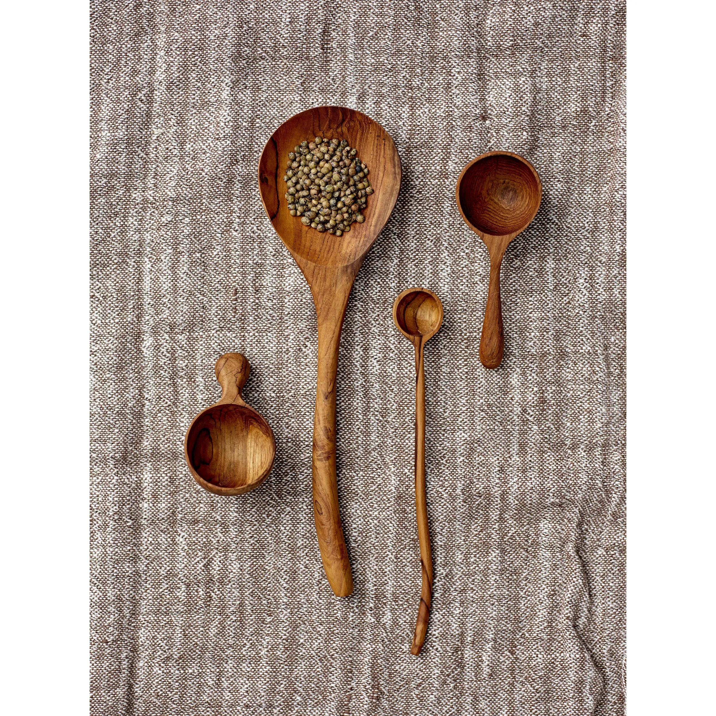 Hand-Carved Teakwood Spoon