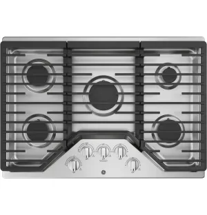 JGP5030SLSS GE® 30" Built-In Gas Cooktop with 5 Burners and Dishwasher Safe Grates