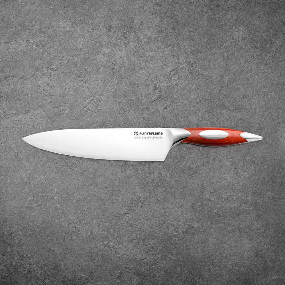 Kitchen Chef Knife 8" by Flint and Flame