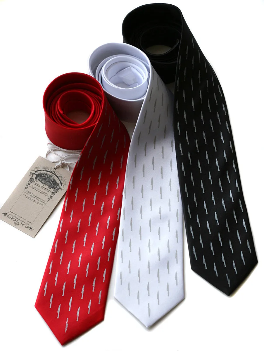 Kitchen Knife Necktie, Sharp Dressed Tie