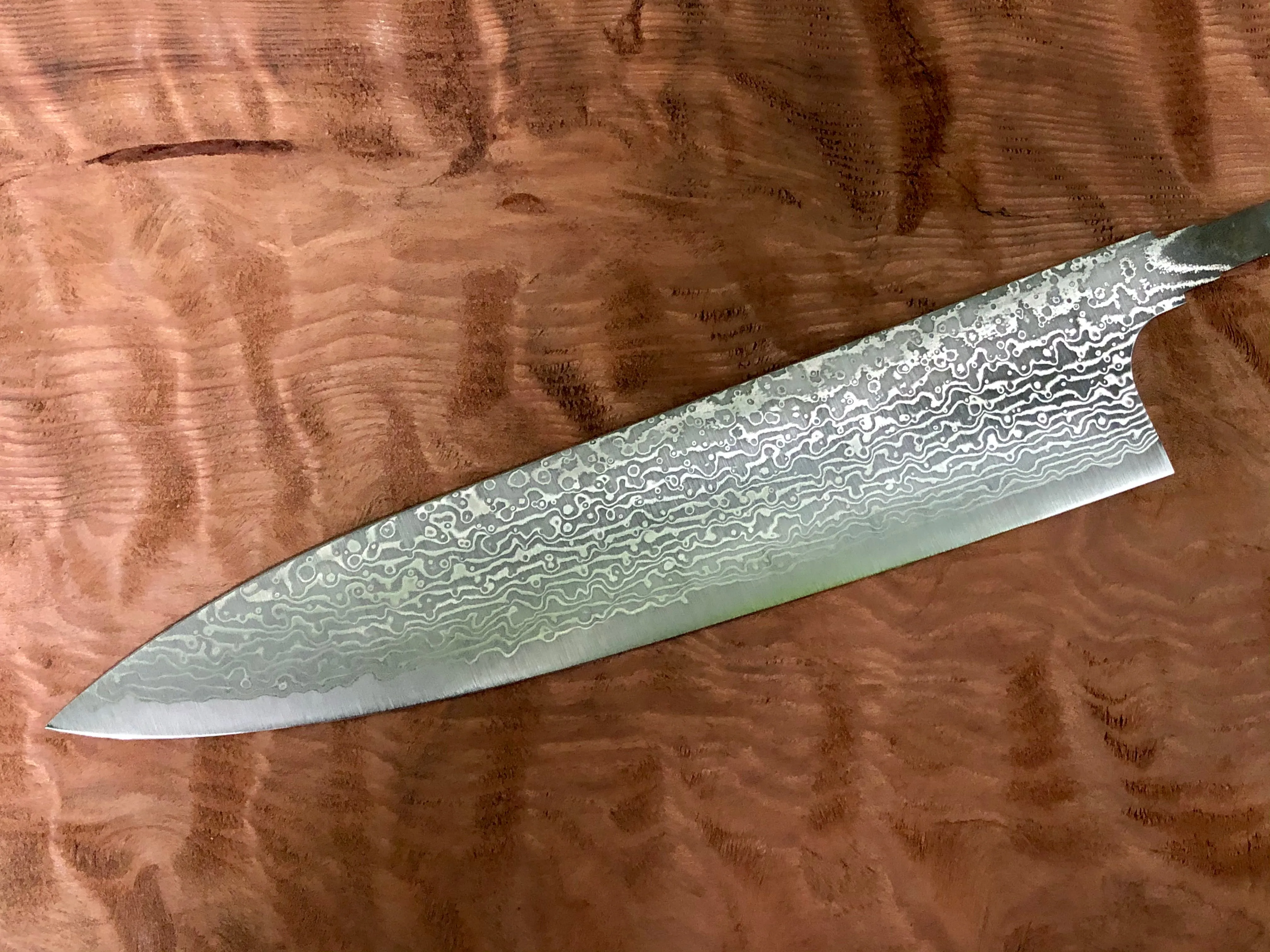 Kobayashi Damascus SG2 Gyuto 210mm - Blade Only