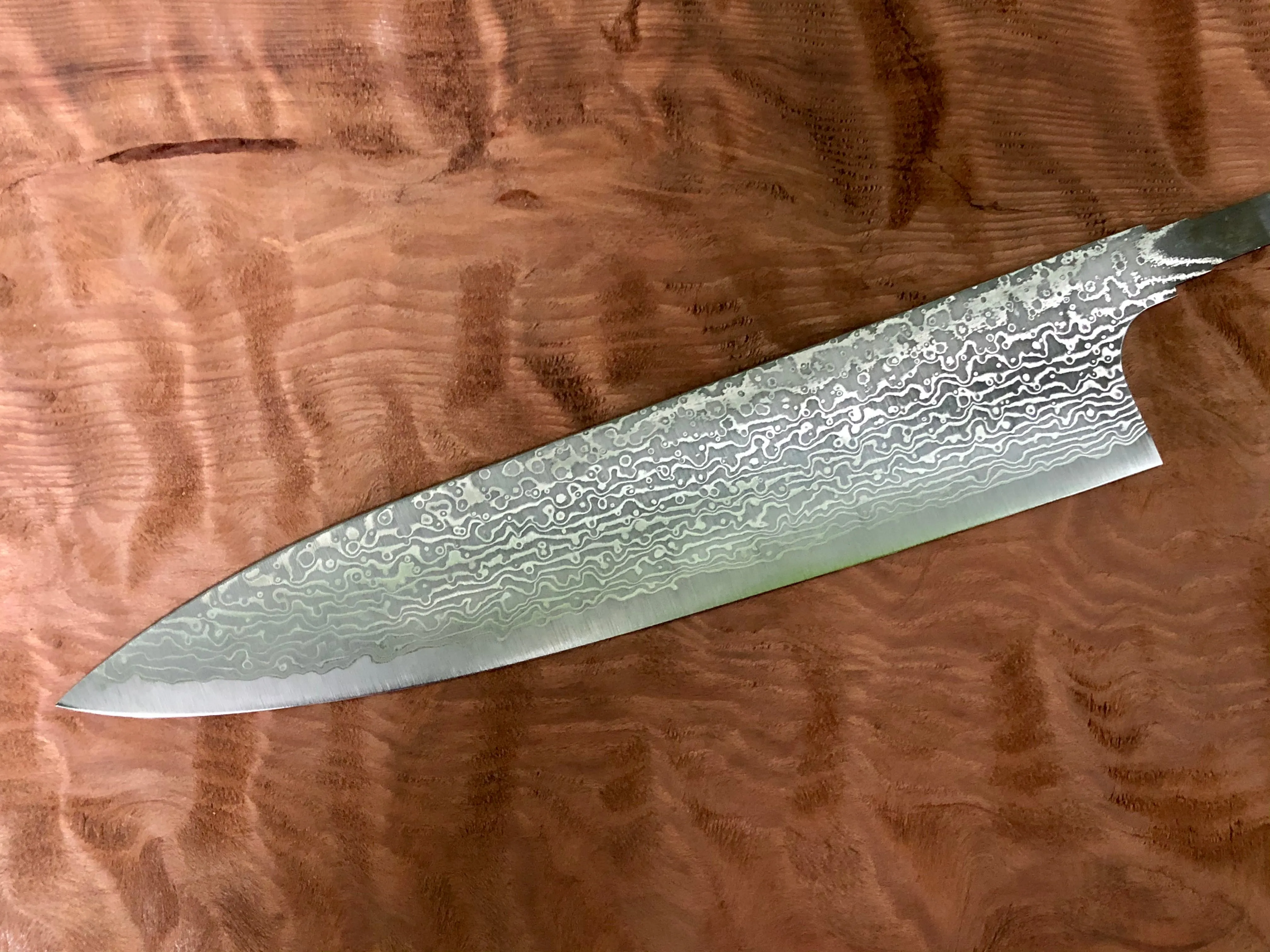 Kobayashi Damascus SG2 Gyuto 210mm - Blade Only