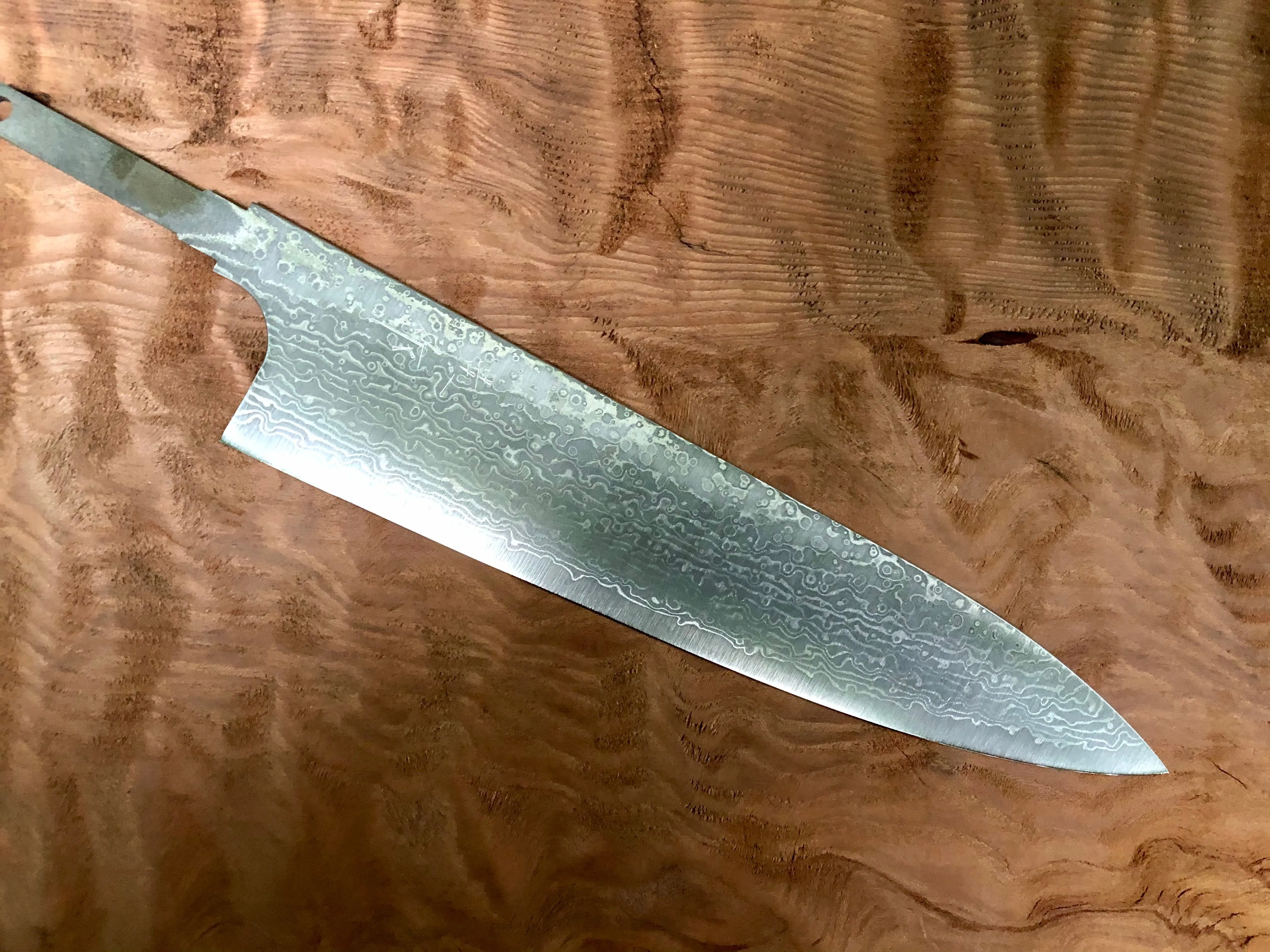 Kobayashi Damascus SG2 Gyuto 210mm - Blade Only