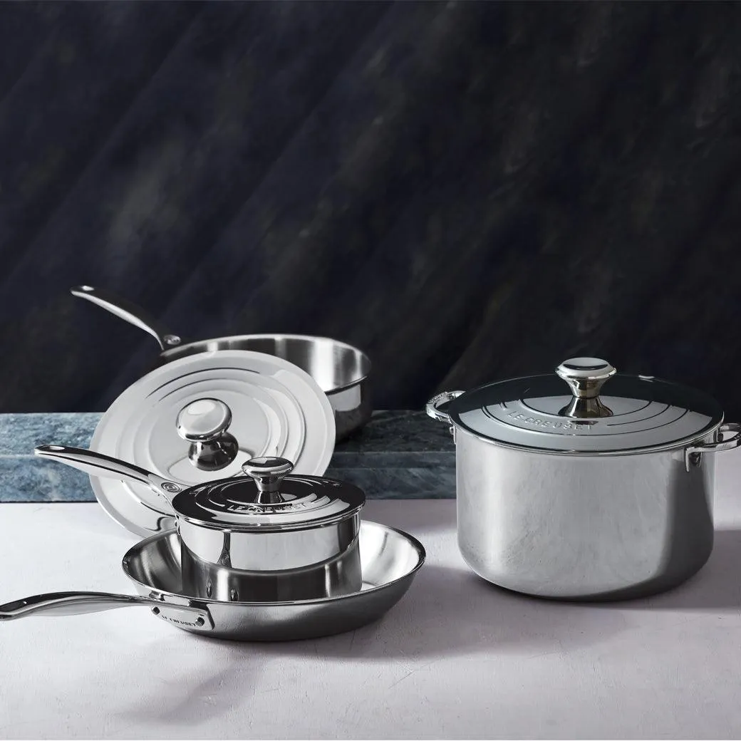 Le Creuset 7 Piece Stainless Steel Set