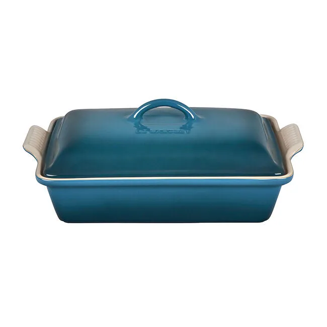 Le Creuset Heritage Stoneware Rectangular Covered Casserole 4Qt