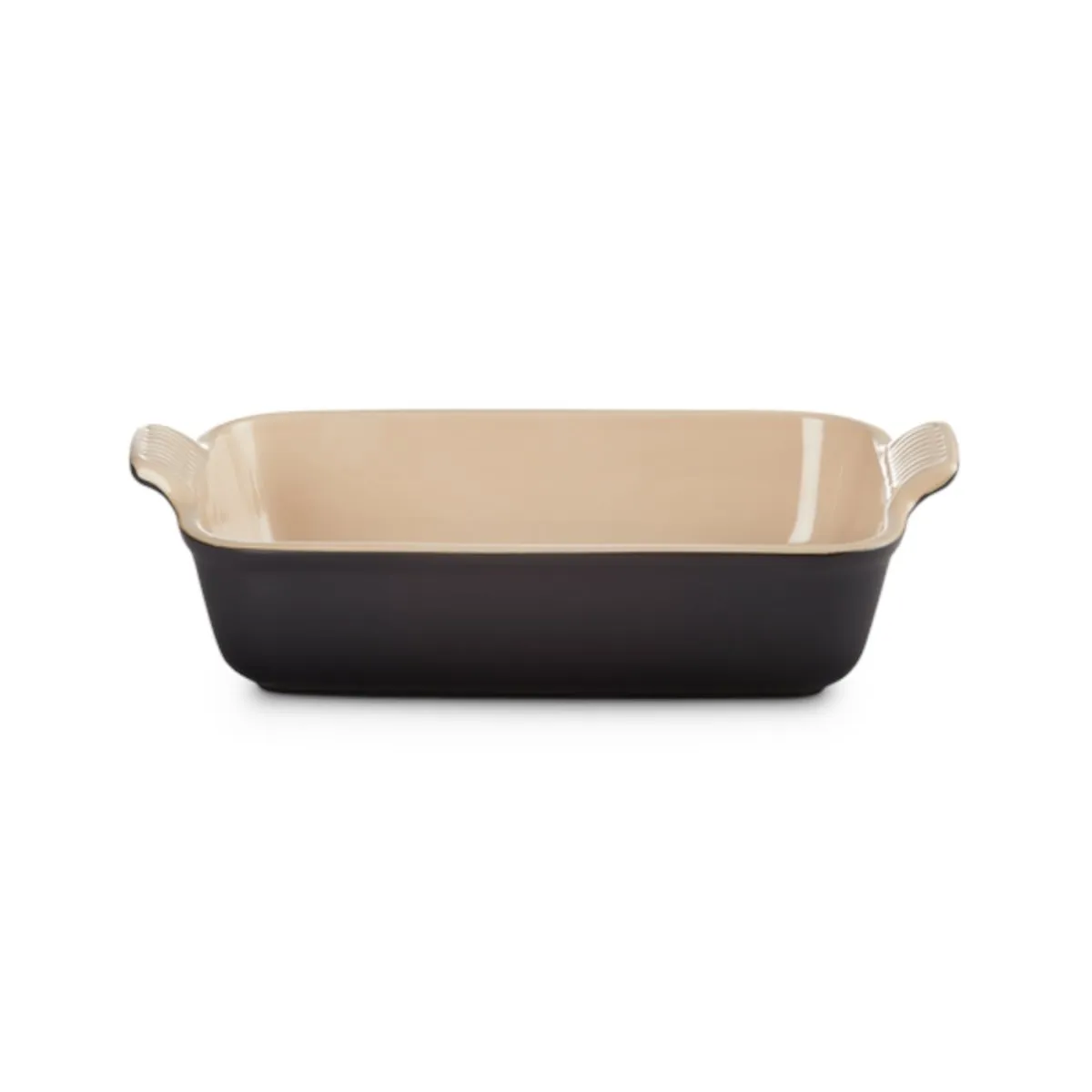 Le Creuset Heritage Stoneware Rectangular Dish Satin Black 26cm