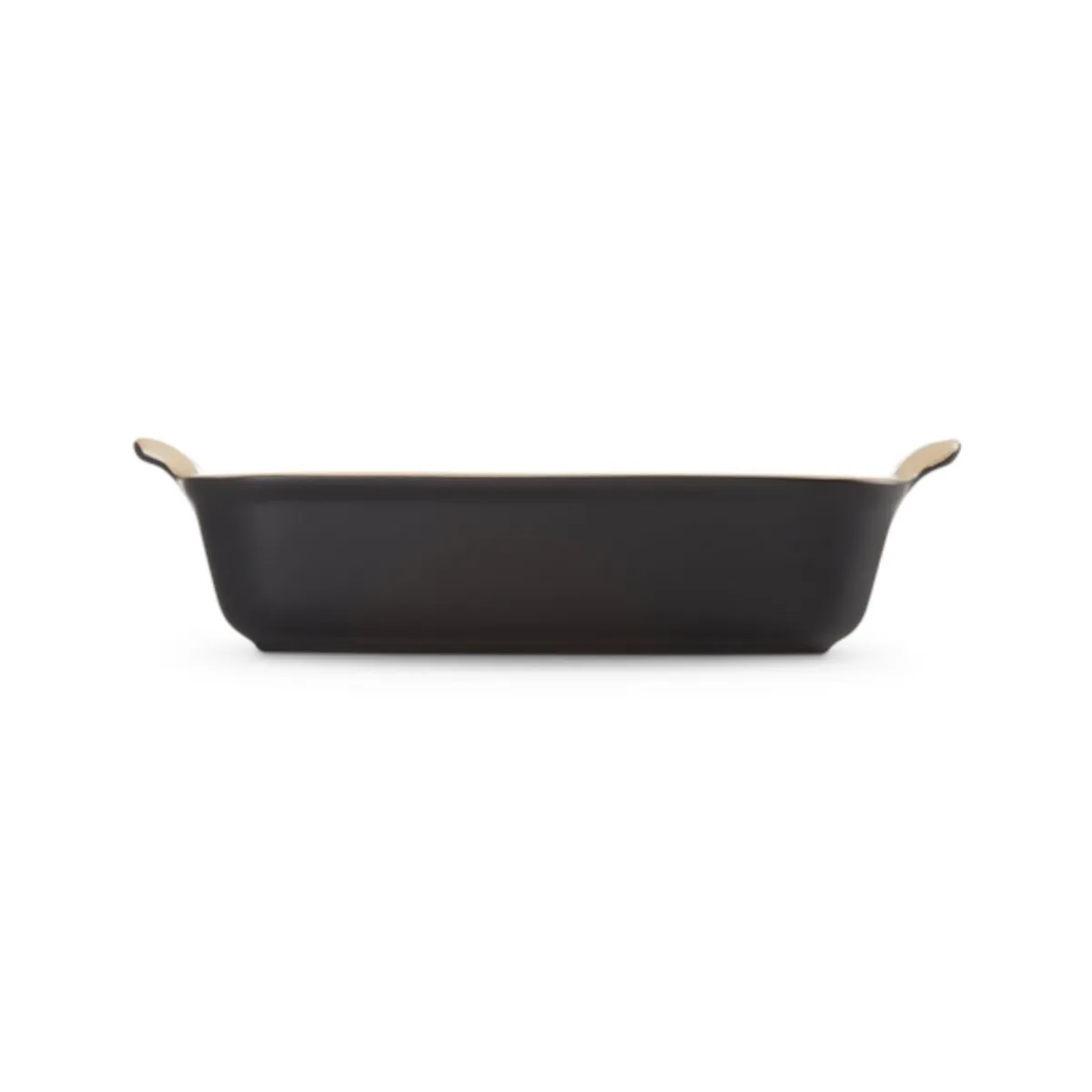 Le Creuset Heritage Stoneware Rectangular Dish Satin Black 26cm