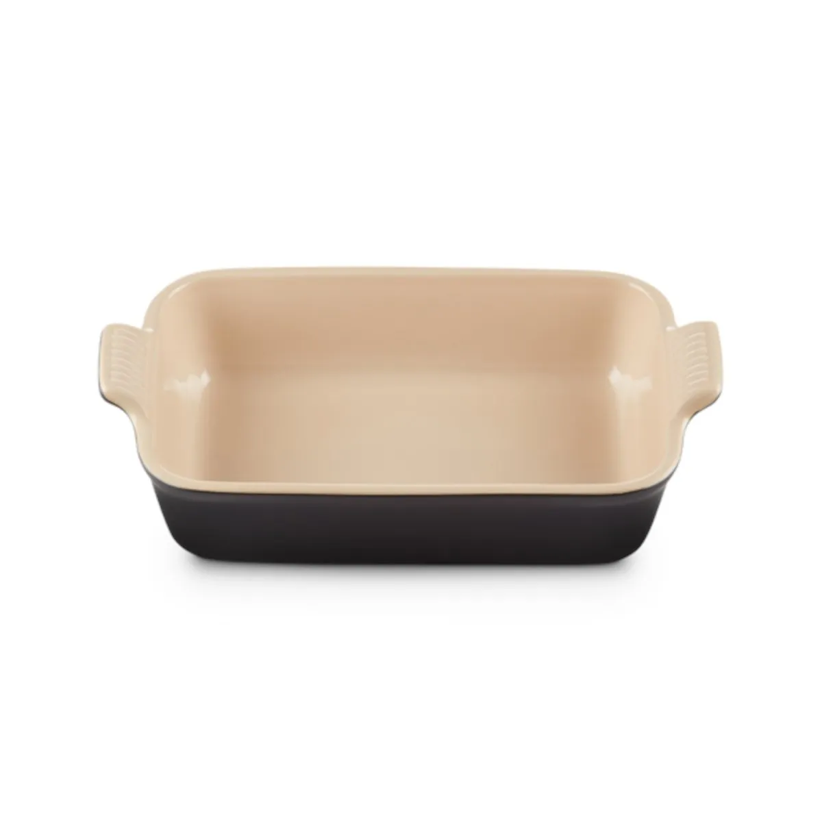 Le Creuset Heritage Stoneware Rectangular Dish Satin Black 26cm