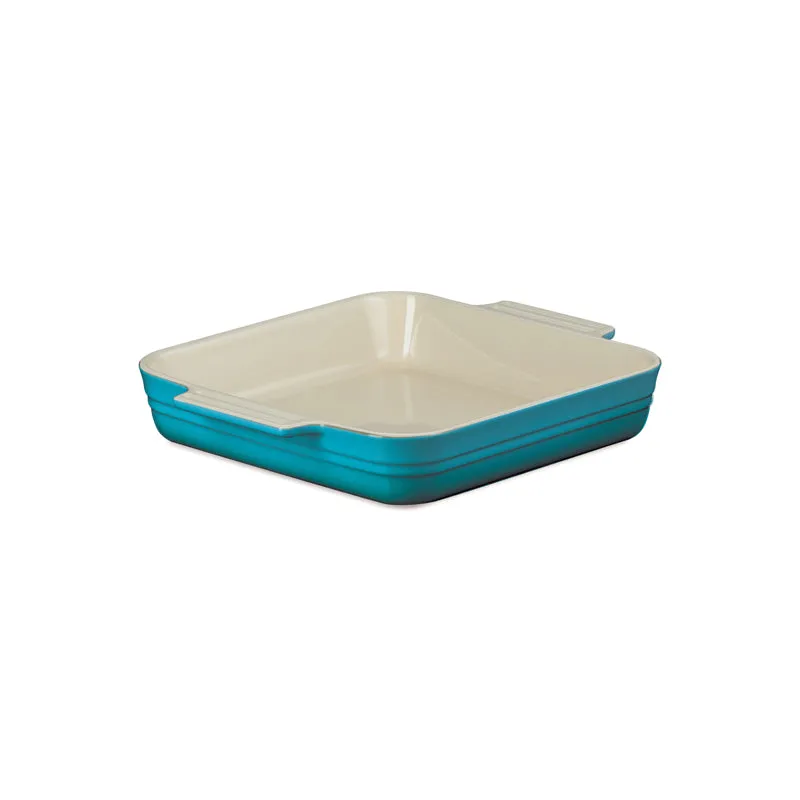 Le Creuset Stoneware 23cm Classic Square Dish Teal