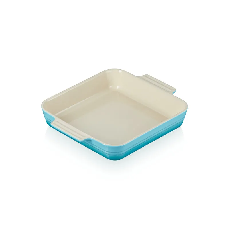 Le Creuset Stoneware 23cm Classic Square Dish Teal