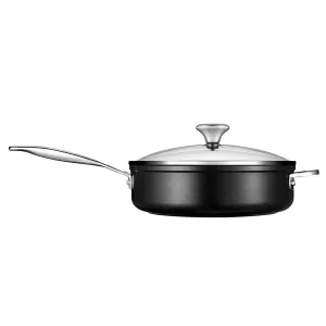 Le Creuset Toughened Nonstick PRO 4-1/4 qt. Saute Pan with Helper Handle & Glass Lid