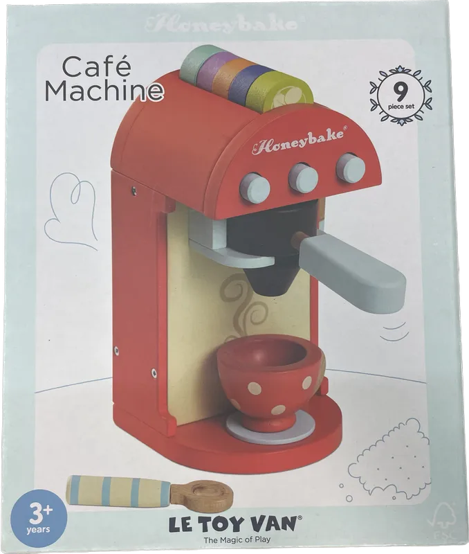 Le Toy Van Wooden Honeybake Cafe Machine