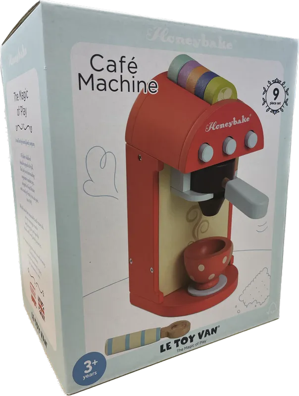 Le Toy Van Wooden Honeybake Cafe Machine