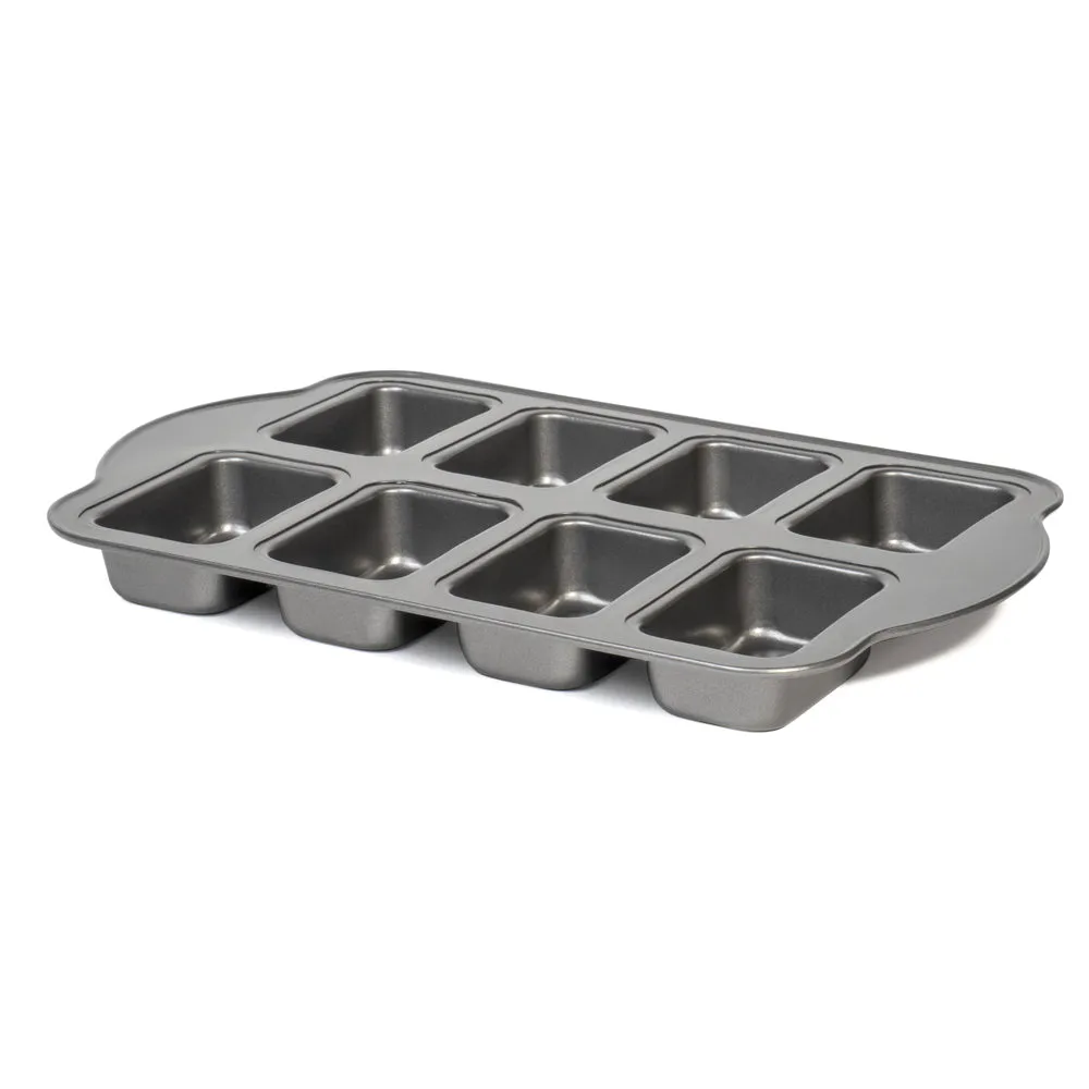 Non-Stick Original Mini Loaf Cake Baking Pan Sheet, 8-Cavity