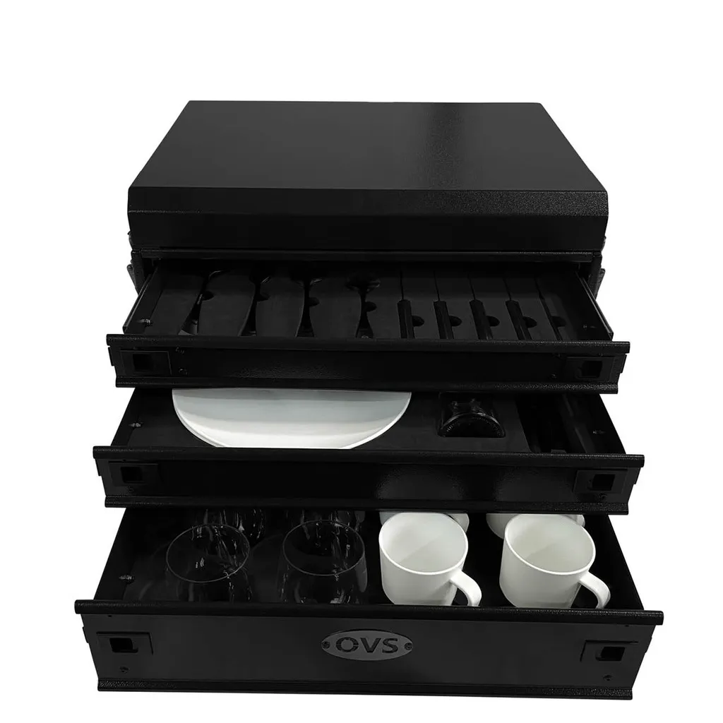 Overland Vehicle Systems Kitchen System 39 Piece Cookware & Storage - Recon Recovery