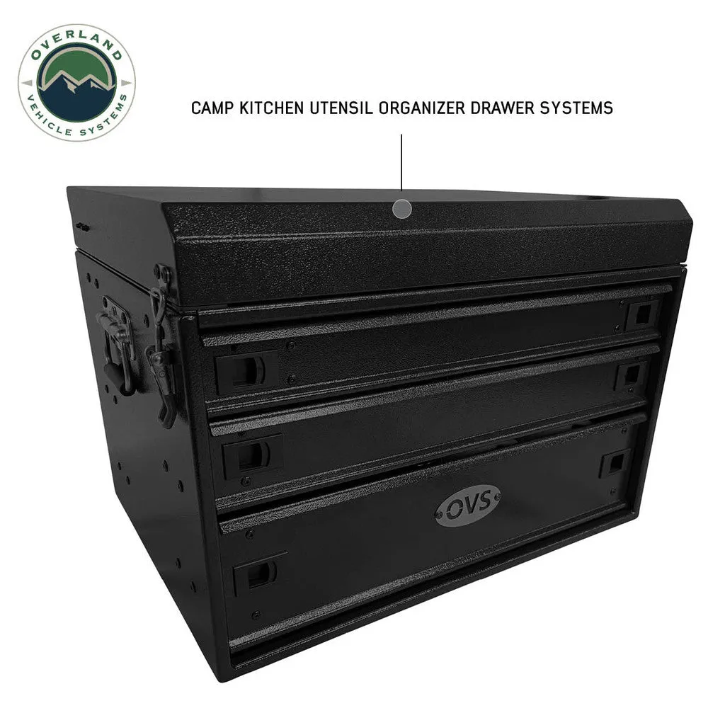 Overland Vehicle Systems Kitchen System 39 Piece Cookware & Storage - Recon Recovery