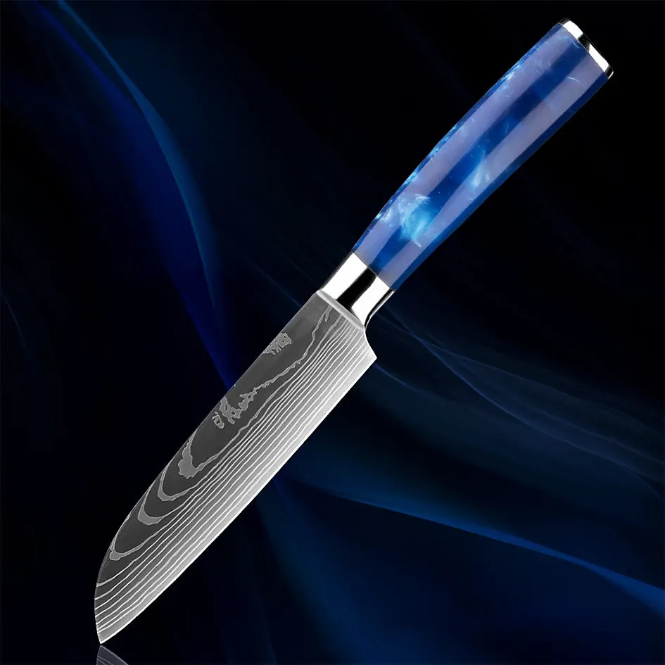 Razor Sharp Kitchen Knife Blue