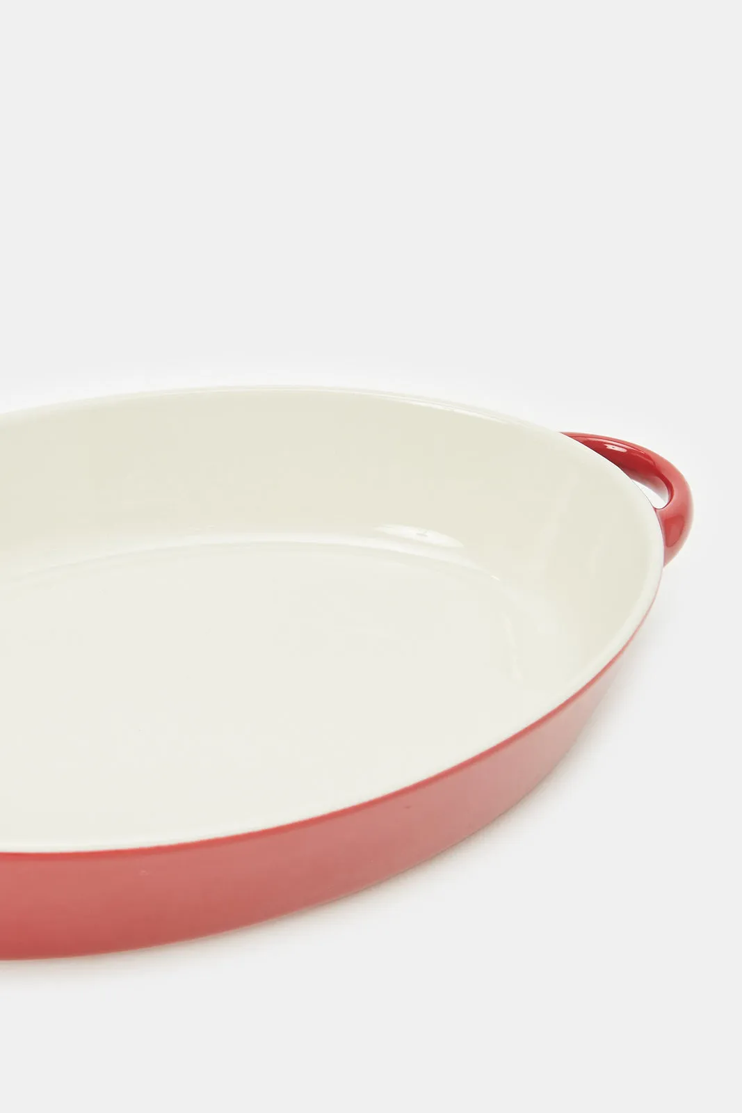 Red Oval Baking Dish (Large)