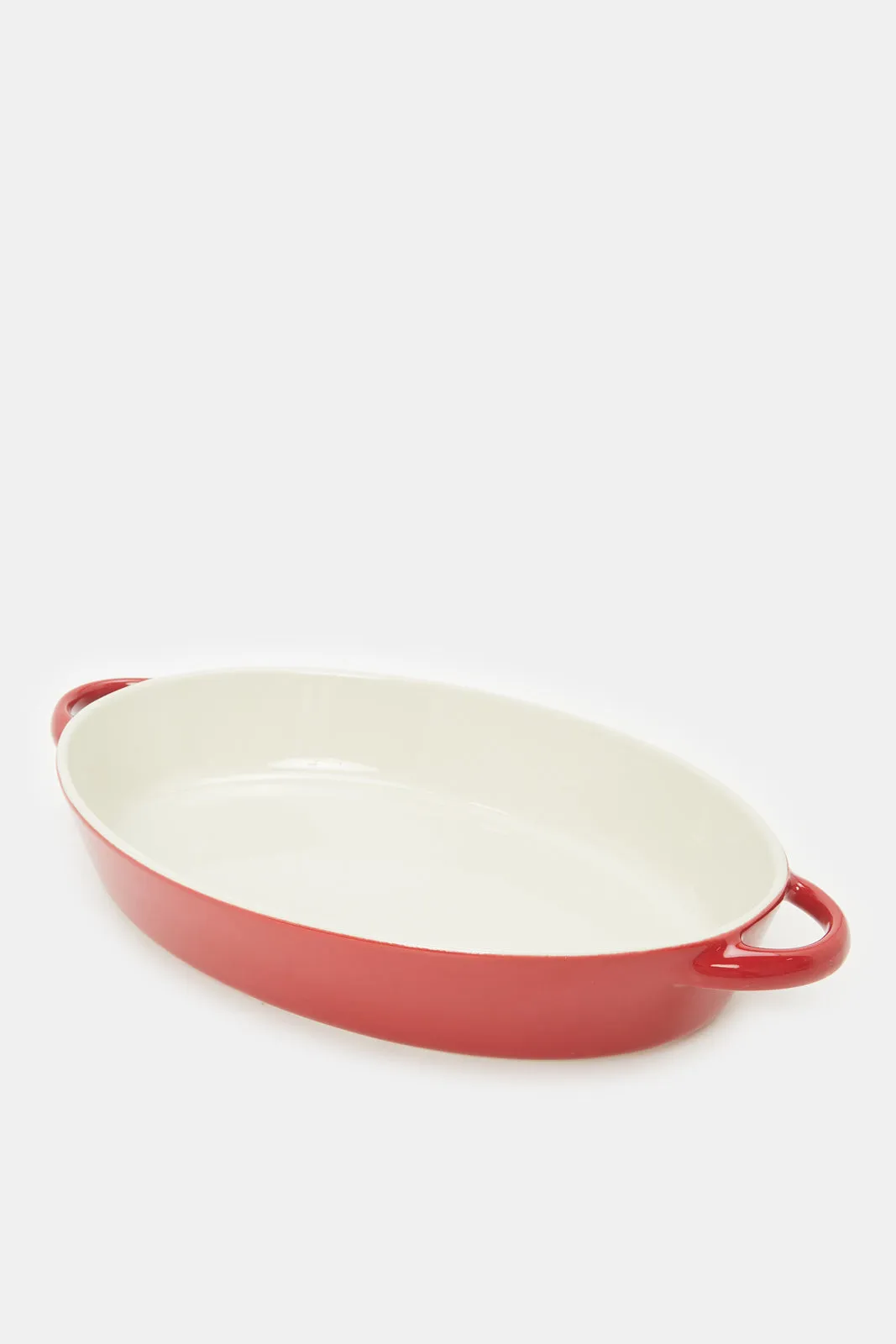 Red Oval Baking Dish (Large)