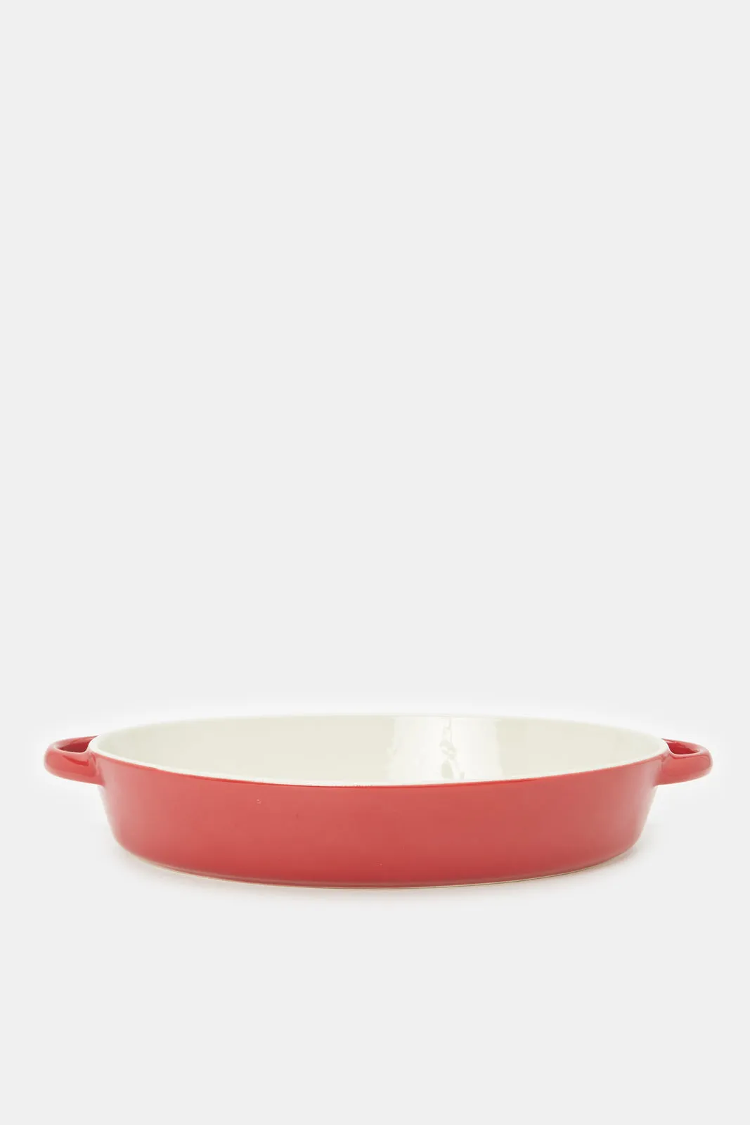 Red Oval Baking Dish (Large)