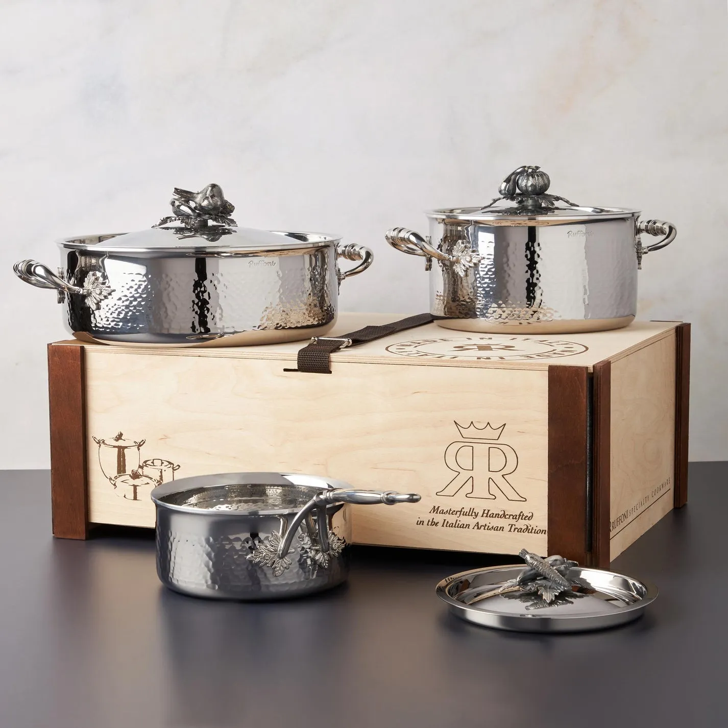 Ruffoni Opus Prima 6 Piece Set in Wooden Box