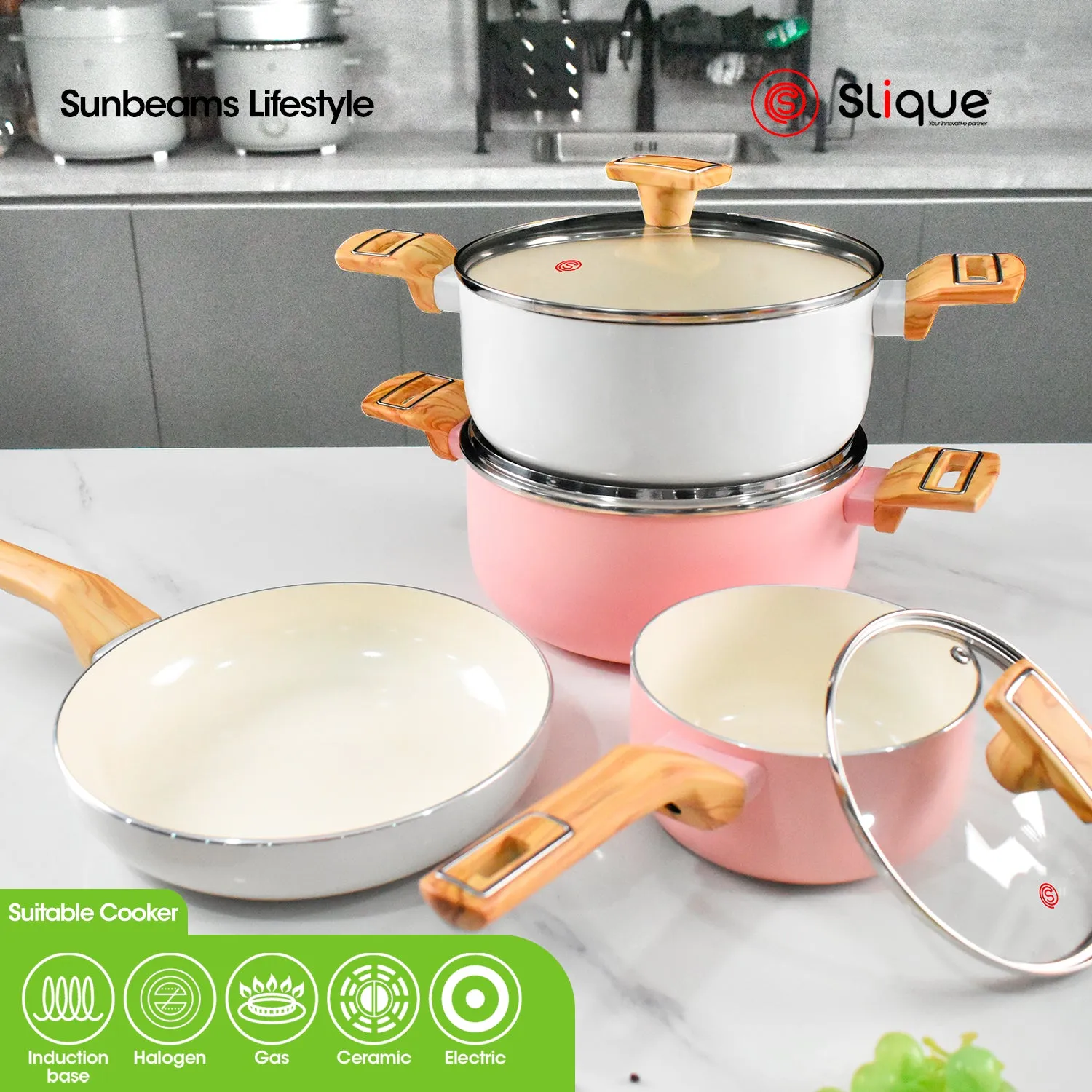 SLIQUE Premium Fry Pan 20cm Elements Collection